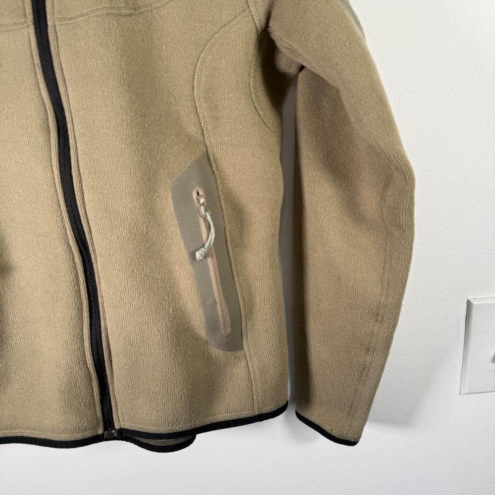 Arc'teryx Covert Fleece Jacket Hoodie Brown Full Zip Outdoor Gorpcore Womens Sm - Picture 9 of 11